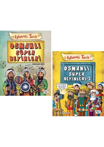 eğlenceli Bilgi Tarih 2 Kitap Set Osmanlı Süper Beyinleri 1-2