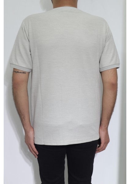 Fistan Store Erkek Düz Spor Kesim Normal Kalıp Bisiklet Yaka T-Shirt modelleri
