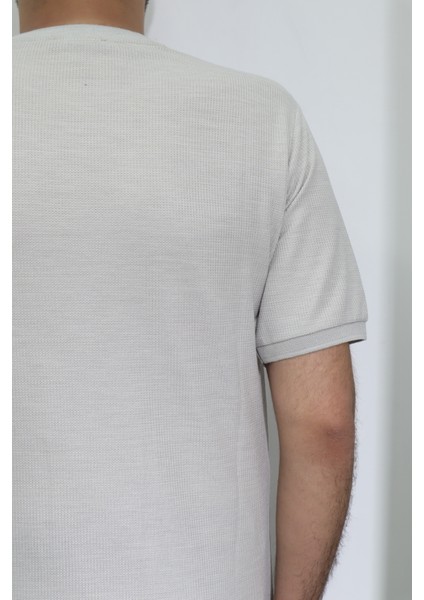 Fistan Store Erkek Düz Spor Kesim Normal Kalıp Bisiklet Yaka T-Shirt fırsatları