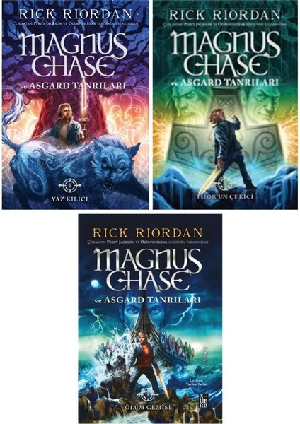 magnus Chase ve Asgard Tanrıları 3 Kitap - Rick Riordan