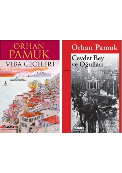 Veba Geceleri - Cevdet Bey ve Oğulları - 2 Kitap - Orhan Pamuk