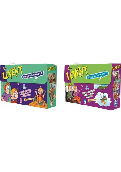 levent Türkiye'yi Geziyorum 4. ve 5. Setler 10 Kitap Set Mustafa Orakçı