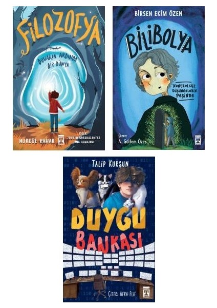 Ilk Genç Timaşfilozofya - Bilibolya - Duygu Bankası 3 Kitap Set