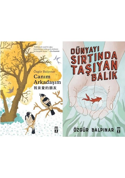 özgür Balpınar 2 Kitap Set 5-6-7-8. Sınıflar (Canım Arkadaşım, Dünyayı Sırtında Taşıyan Balık)