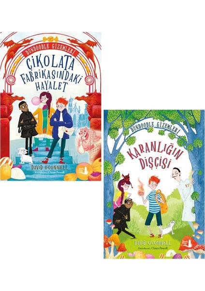 dundoodle Gizemleri 2 Kitap Set / Çikolata Fabrikasındaki Hayalet + Karanlığın Dişçisi