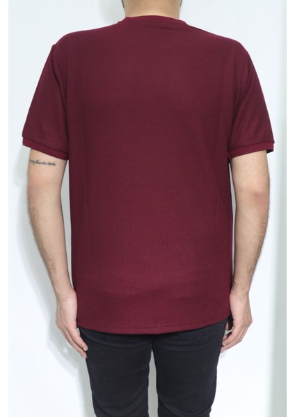 Fistan Store Erkek Düz Spor Kesim Normal Kalıp Bisiklet Yaka T-Shirt modelleri