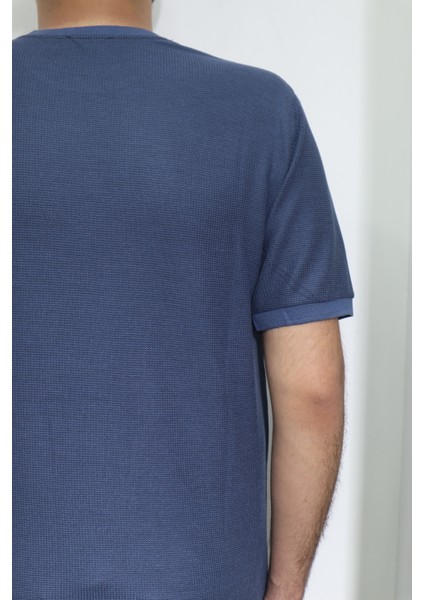 Fistan Store Erkek Düz Spor Kesim Normal Kalıp Bisiklet Yaka T-Shirt fırsatları