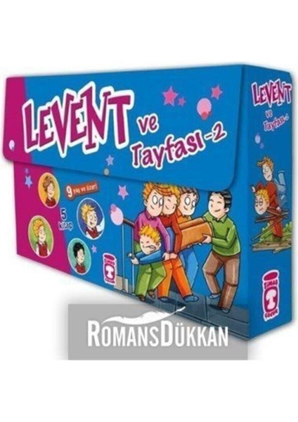 Levent ve Tayfası 2 Set 5 Kitap - Mustafa Orakçı