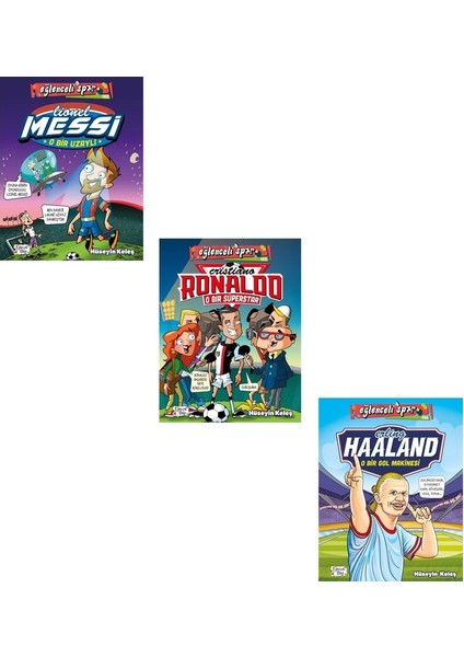 Eğlenceli Spor Messi Ronaldo Haaland Set