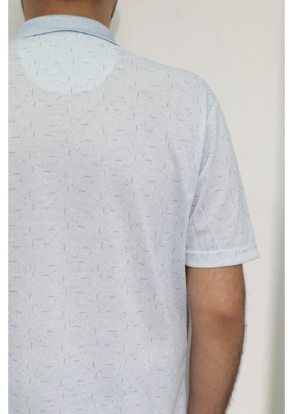 Fistan Store Erkek Desenli Klasik Kesim Rahat Kalıp Tek Cepli Polo Yaka T-Shirt fırsatları