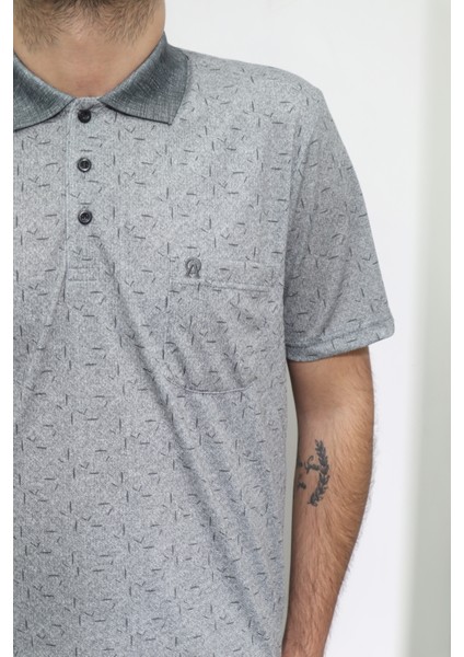 Fistan Store Erkek Desenli Klasik Kesim Rahat Kalıp Tek Cepli Polo Yaka T-Shirt fiyatları