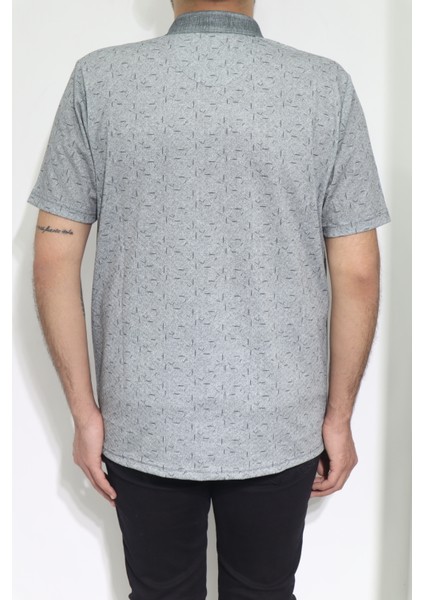 Fistan Store Erkek Desenli Klasik Kesim Rahat Kalıp Tek Cepli Polo Yaka T-Shirt modelleri