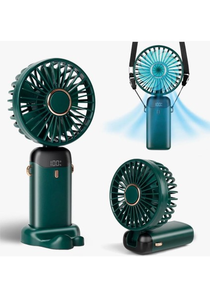 Mini Klima LED Göstergeli Şarjlı El Fanı Vantilatör 5 Kademeli Hız Serinletici Fan fiyatları