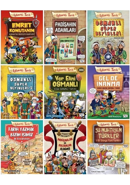 eğlenceli Bilgi Tarih 9 Kitap Çocuklar Için Osmanlı Tarihi Seti
