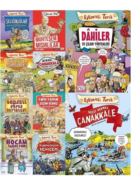 eğlenceli Tarih 10 Kitap Set