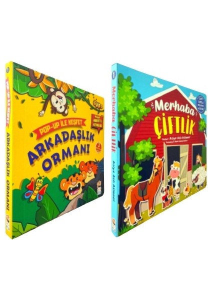 arkadaşlık Ormanı - Merhaba Çiftlik | Cırt Cırtlı Hikaye Kitap Seti