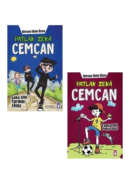 patlak Zeka Cemcan 7-8. Kitaplar Set - Birsen Ekim Özen