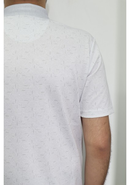Fistan Store Erkek Desenli Klasik Kesim Rahat Kalıp Tek Cepli Polo Yaka T-Shirt fırsatları