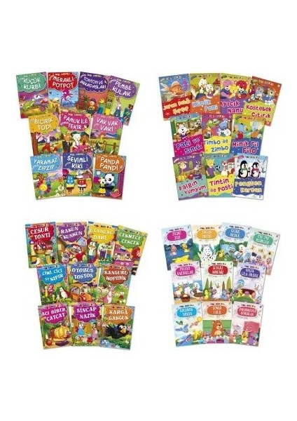 mini Masallar 40 Kitap Set Masallarla Değerler Eğitimi