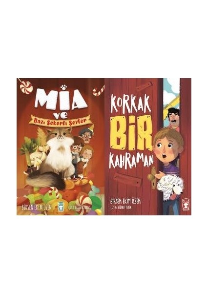 birsen Ekim Özen 2 Kitap Set | Mia ve Bazı Şekerli Şeyler - Bir Korkak Kahraman