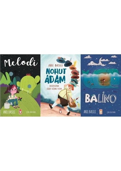 anıl Basılı 3 Kitap Set 7-8-9 Yaşlar Için Melodi- Balino- Nohut Adam