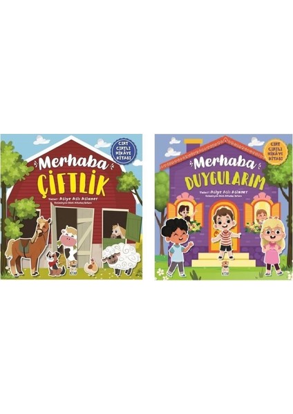 cırt Cırtlı Hikaye Kitabı Seti - Merhaba Duygularım ve Merhaba Çiftlik