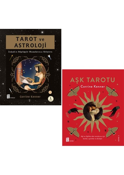 corrine Kenner 2 Kitap Tarot ve Astroloji Seti