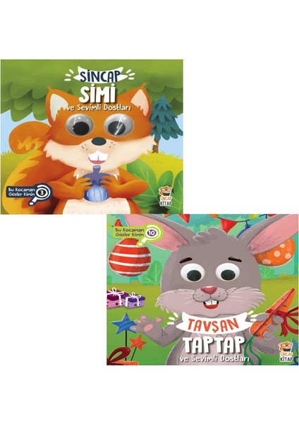 bu Kocaman Gözler Kimin? Set1 Sincap Simi/ Tavşan Taptan ve Sevimliarkadaşları