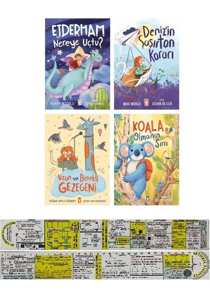 ejderham Nereye Uçtu+Denizin Şaşırtan Kararı+Uzun Benekli Gezegeni+Koala Olmanın Sırrı 1. Sınıflar