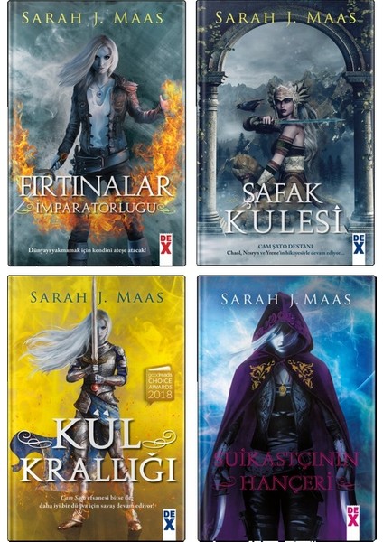 cam Şato Serisi 5 - 6 - 7 - 8. Kitaplar - Sarah J. Maas