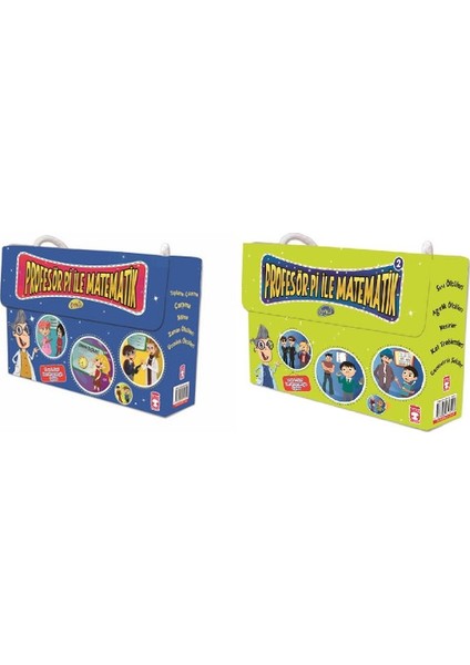Profesör Pi ile Matematik 2 Set Bir Arada 10 Kitap Set - Birsen Ekim Özen