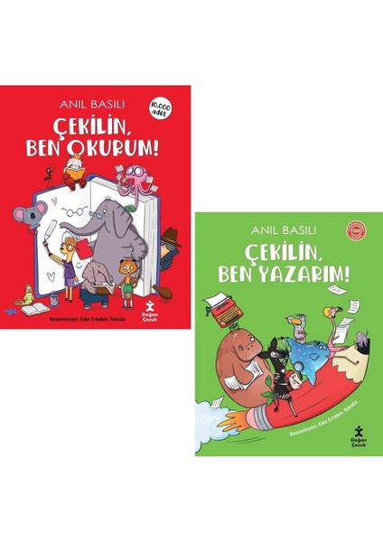 Anıl Basılı 2 Kitap Set / Çekilin Ben Okurum - Çekilin Ben Yazarım - Anıl Basılı