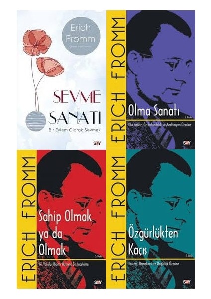 erich Fromm 4 Kitap Set (Sevme Sanatı, Olma Sanatı, Sahip Olmak Ya Da Olmak, Özgürlükten Kaçış)