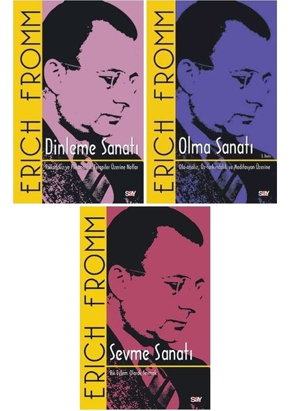 erich Fromm 3 Kitap Set - Dinlenme Sanatı - Olma Sanatı - Sevme Sanatı