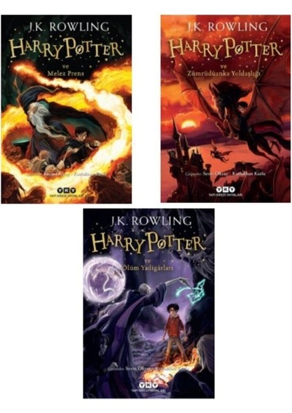 Harry Potter 5 - 6 - 7 Set Kitap