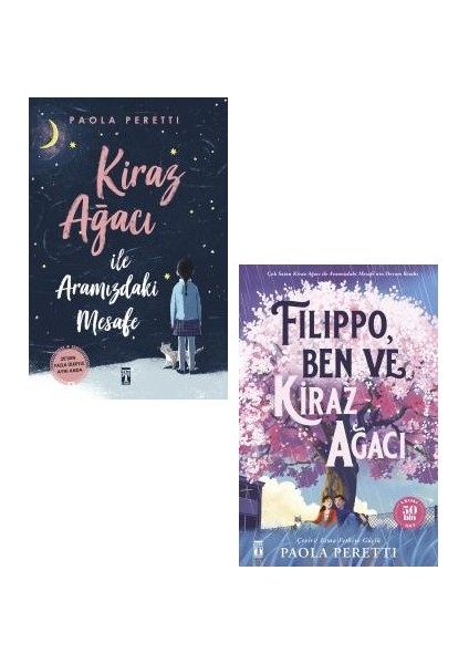kiraz Ağacı ile Aramızdaki Mesafe + Filippo Ben ve Kiraz Ağacı 2 Kitap Set - Paola Peretti