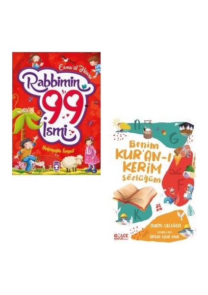 rabbimin 99 Ismi + Benim Kuran-I Kerim Sözlüğüm 2 Kitap Set