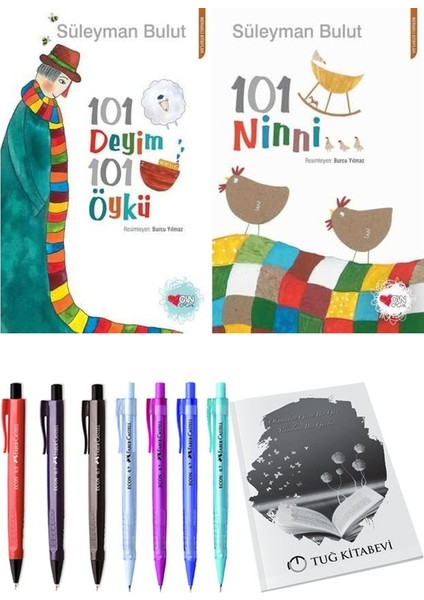 101 Ninni ve 101 Deyim 101 Öykü Süleyman Bulut 2'li Set + Hediyeli