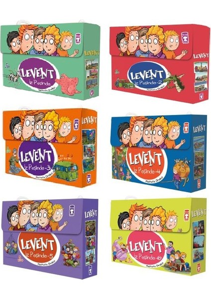 levent Iz Peşinde 1-2-3-4-5-6. Seriler 30 Kitap Set - Mustafa Orakçı
