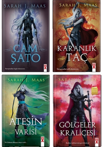cam Şato Serisi 1 - 2 - 3 - 4. Kitaplar 4'lü Set - Sarah J. Maas