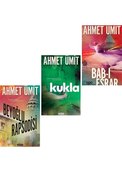 Beyoğlu Rapsodisi - Bab-I Esrar - Kukla - 3 Kitap - Ahmet Ümit + Tohumlu Kalem