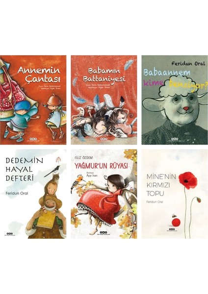 Sara Şahinkanat Feridun Oral ve Filiz Özdem'in 6’lı Kitap Seti