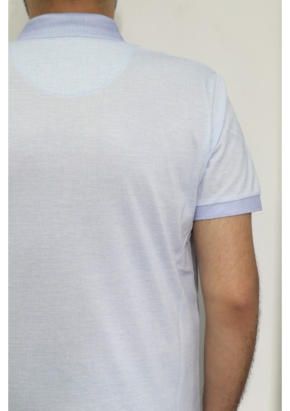 Fistan Store Erkek Dijital Baskılı Desenli Klasik Kesim Rahat Kalıp Cepsiz Polo Yaka T-Shirt fırsatları