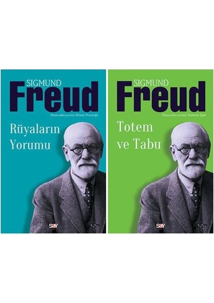 sigmund Freud 2 Kitap Set - Rüyaların Yorumu - Totem ve Tabu