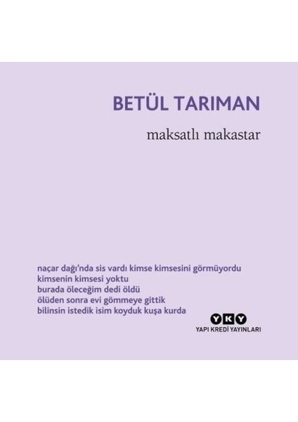 Maksatlı Makastar - Betül Tarıman