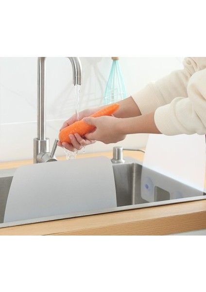 Büro Ev Ofis Mutfağı Için Lavabo Ocak Sıçrama Önleyici Vantuzlu Koruyucu Kalkan