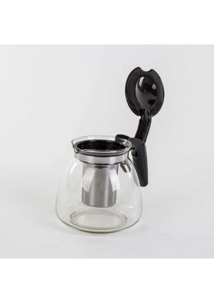 Büro Ev Ofis Çay Keyfi Için Cam Süzgeçli Demlik