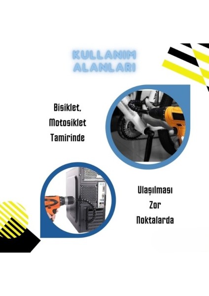 Büro Ev Ofis Takım Çantası Için Esnek Şaftlı Tornavida Ucu Seti modelleri