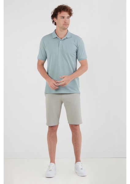 Basic Polo Yaka Yarım Düğmeli Tişört fiyatları