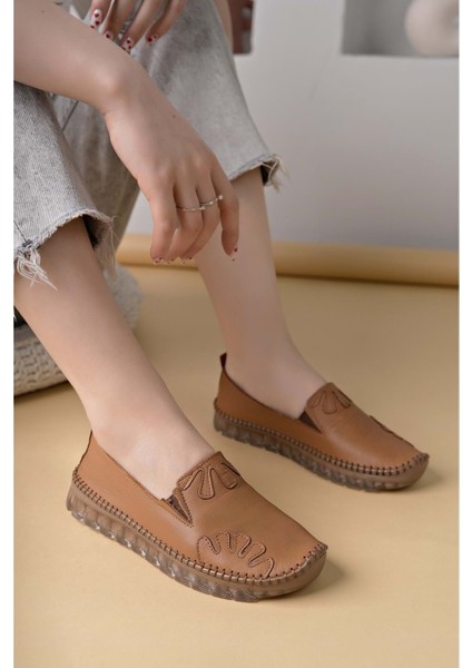 Ayakdaş Saraç Detaylı Hakiki Deri Kadın Babet Ayakkabı fiyatları